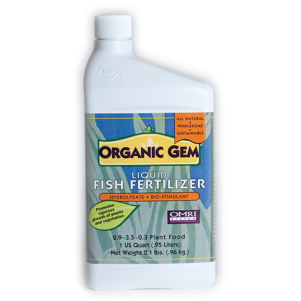 Organic Gem® Liquid Fish Fertilizer White Flower Farm