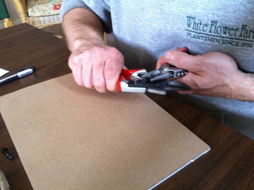 Matt uses an all-in-one-tool to disassemble his Felco pruners.