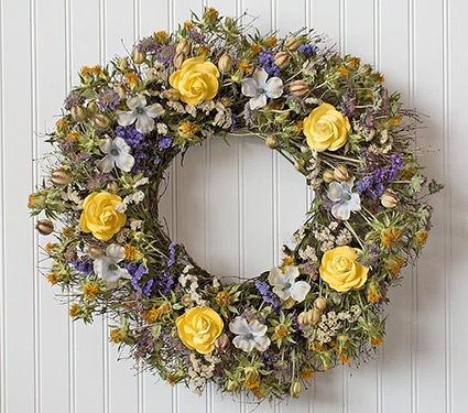 Sunshine & Roses Wreath