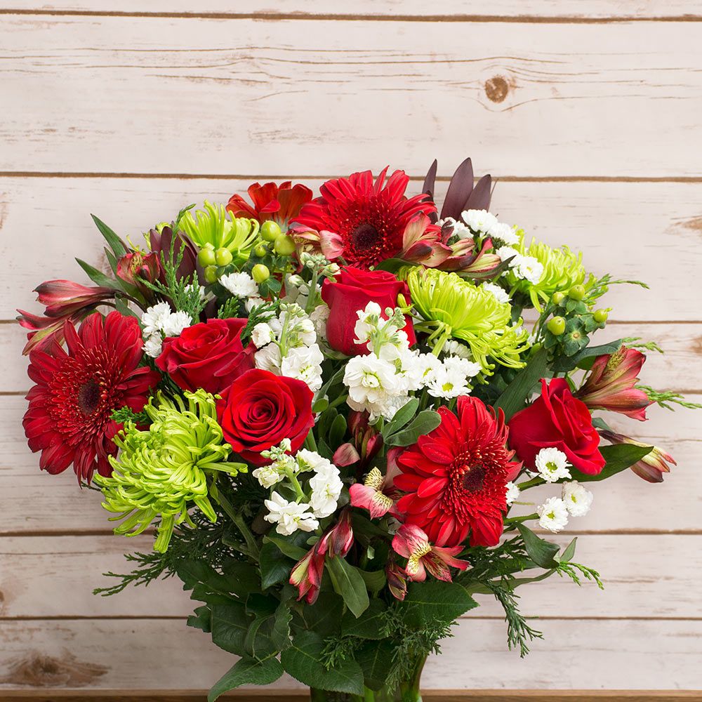 Christmas Colors Holiday Bouquet
