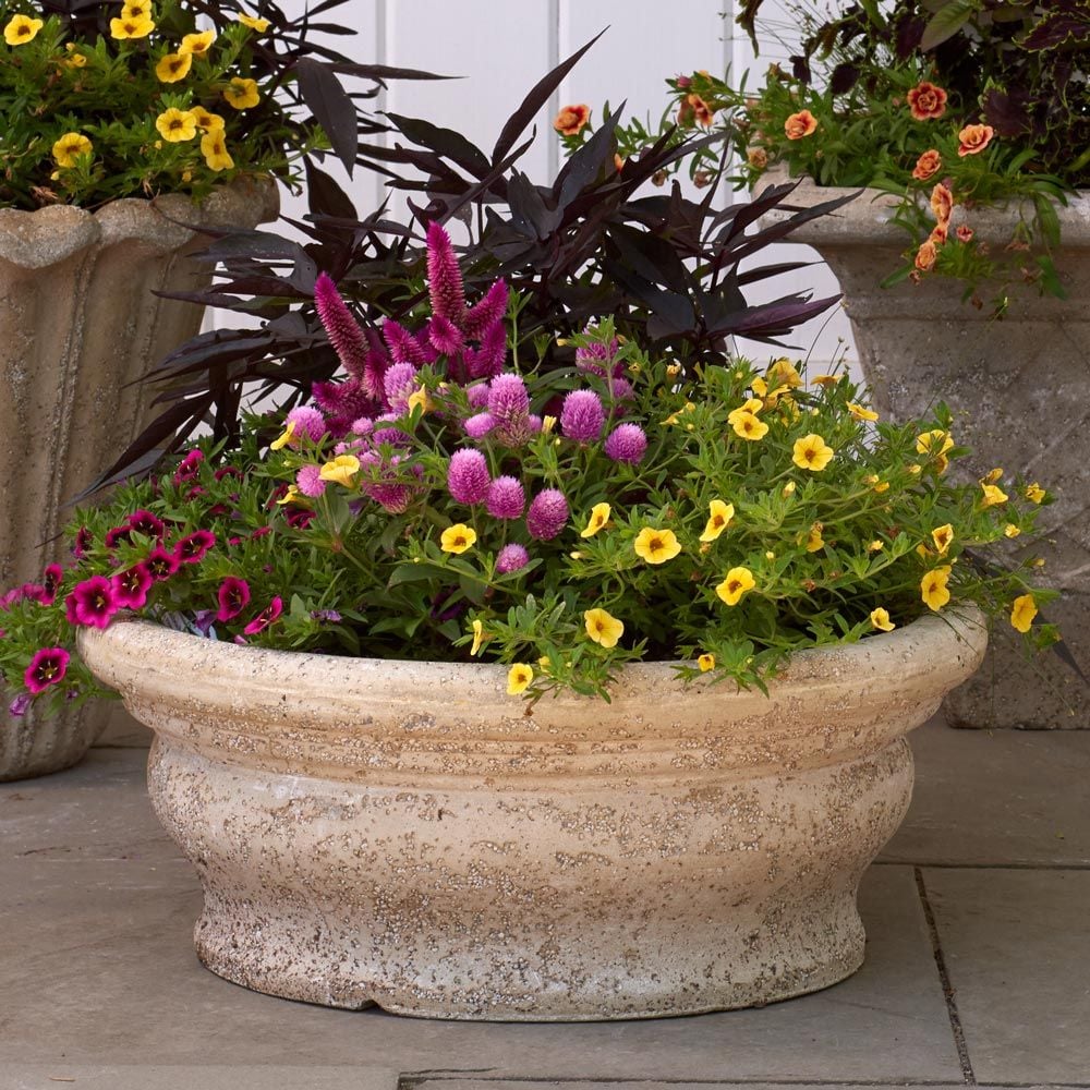 Positano Planter, Natural