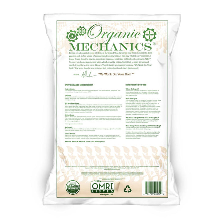 Organic Mechanics® Premium Blend Potting Soil