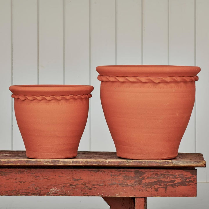 Piecrust Flower Pot