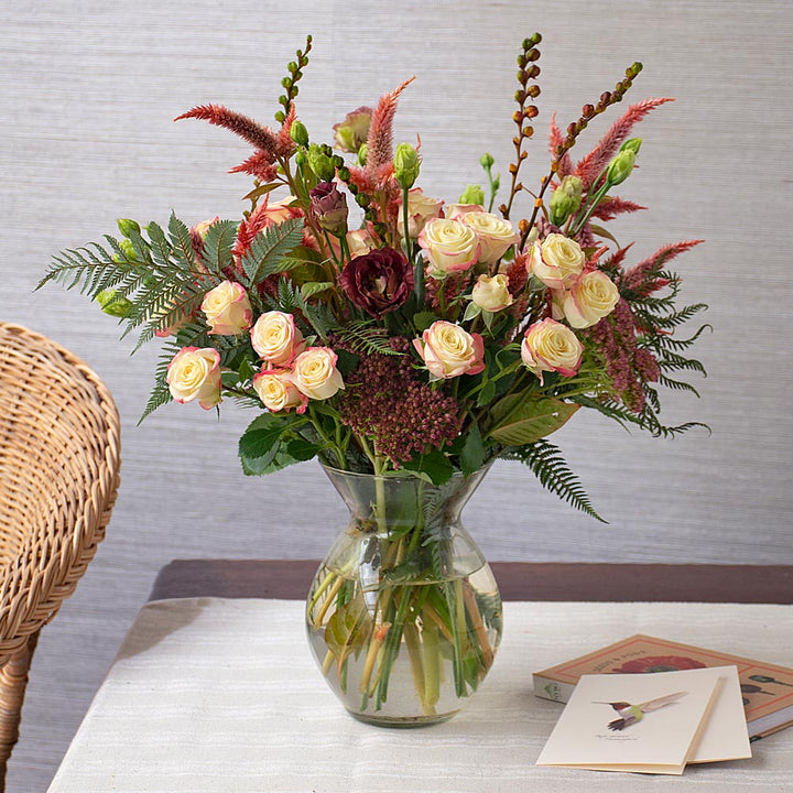 Semia's Artistic Bouquet with Vase