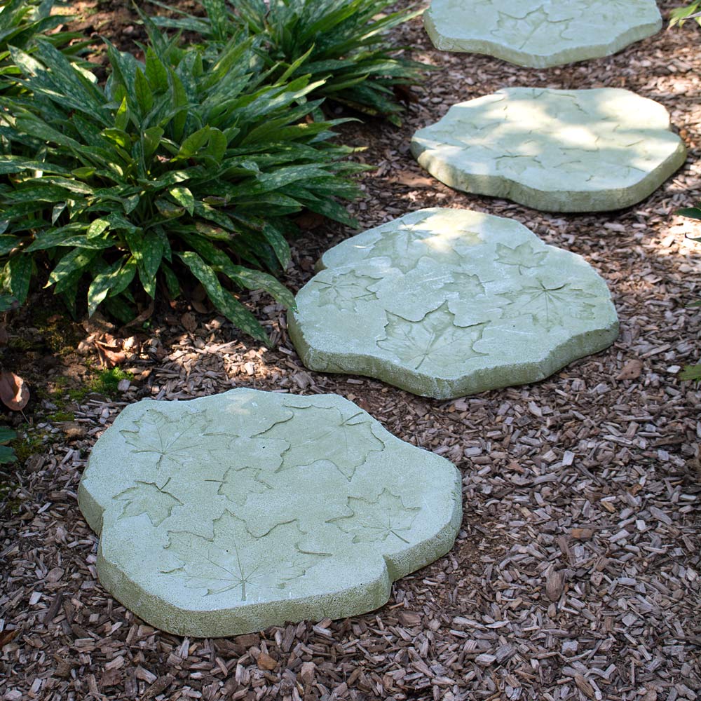 Maple Leaf Stepping Stone