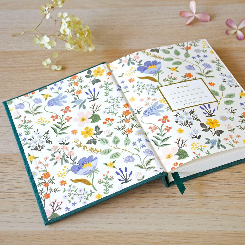 Embroidered Hardcover Journal