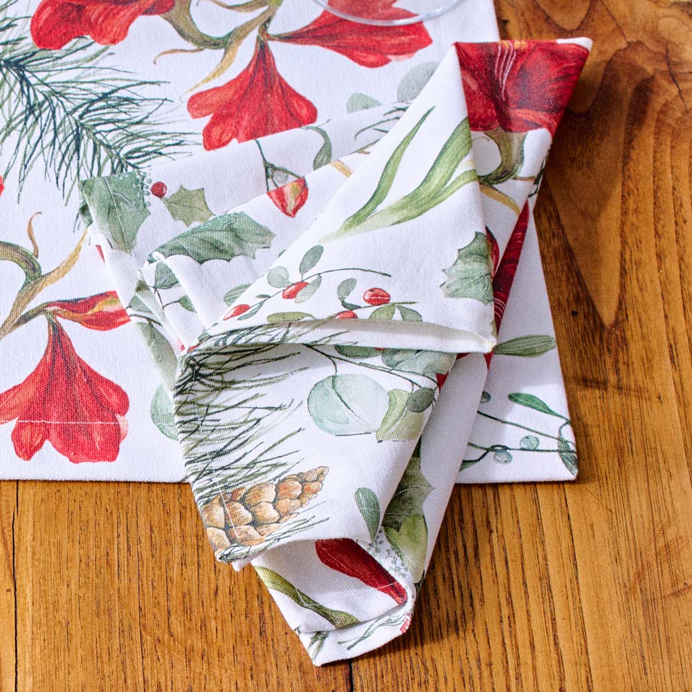 Amaryllis Napkins, Set of 4