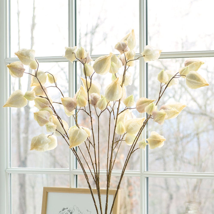 Chinese Lantern Pod Faux Stem