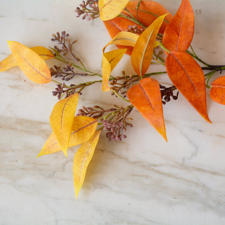 Auburn Seeded Eucalyptus Faux Stem