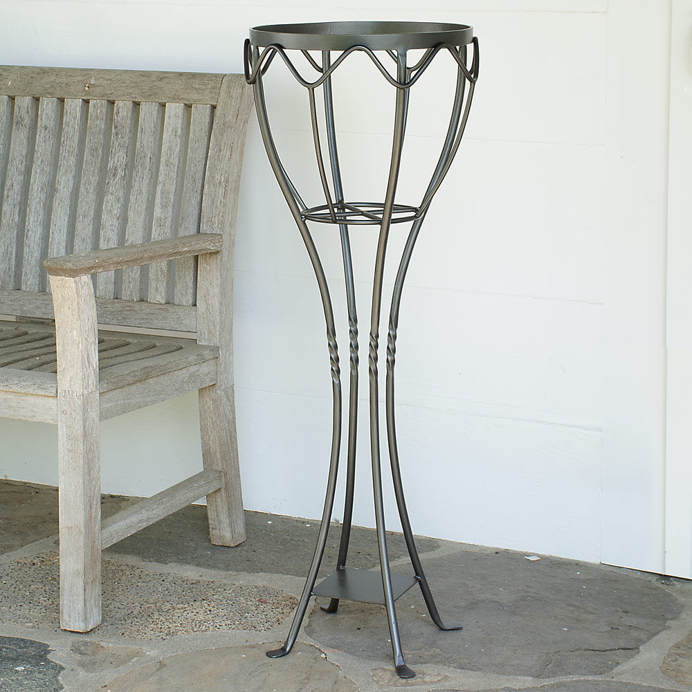 Tall Veranda Plant Stand, Graphite