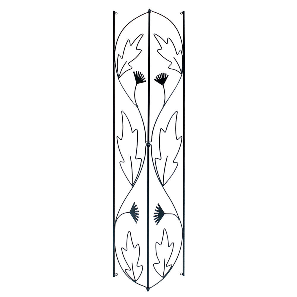 Leaf-Pattern Downspout Trellis