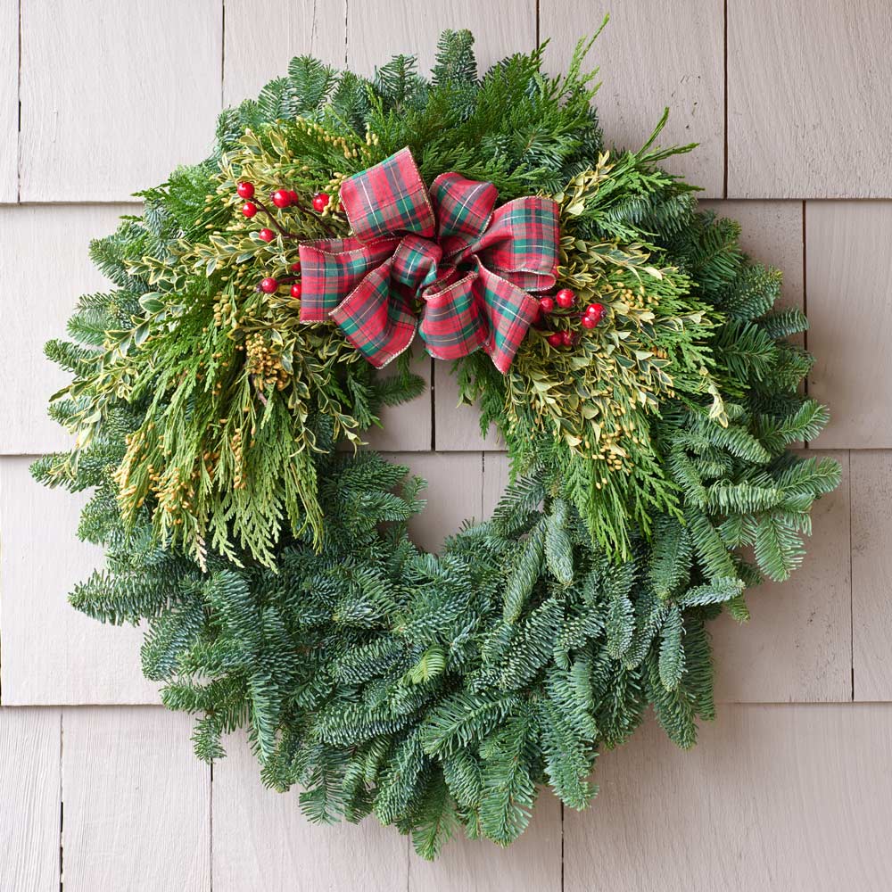 Fragrant Tartan Wreath