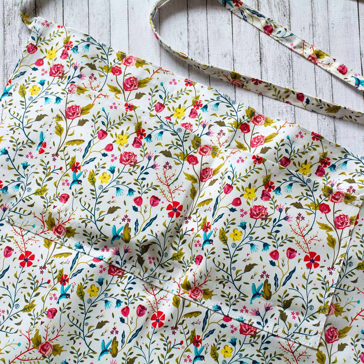 Garden of Paradise Half-Apron