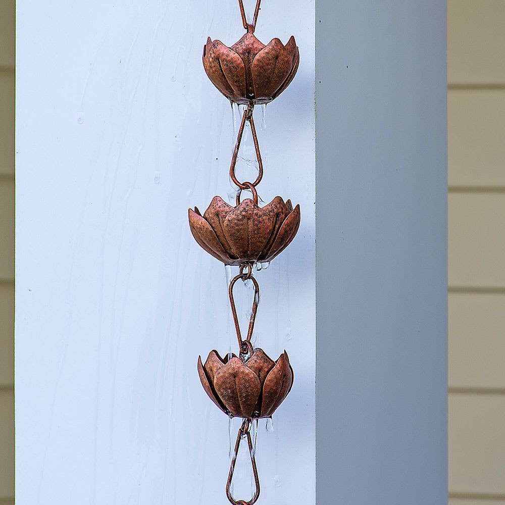 Waterlily Rain Chain
