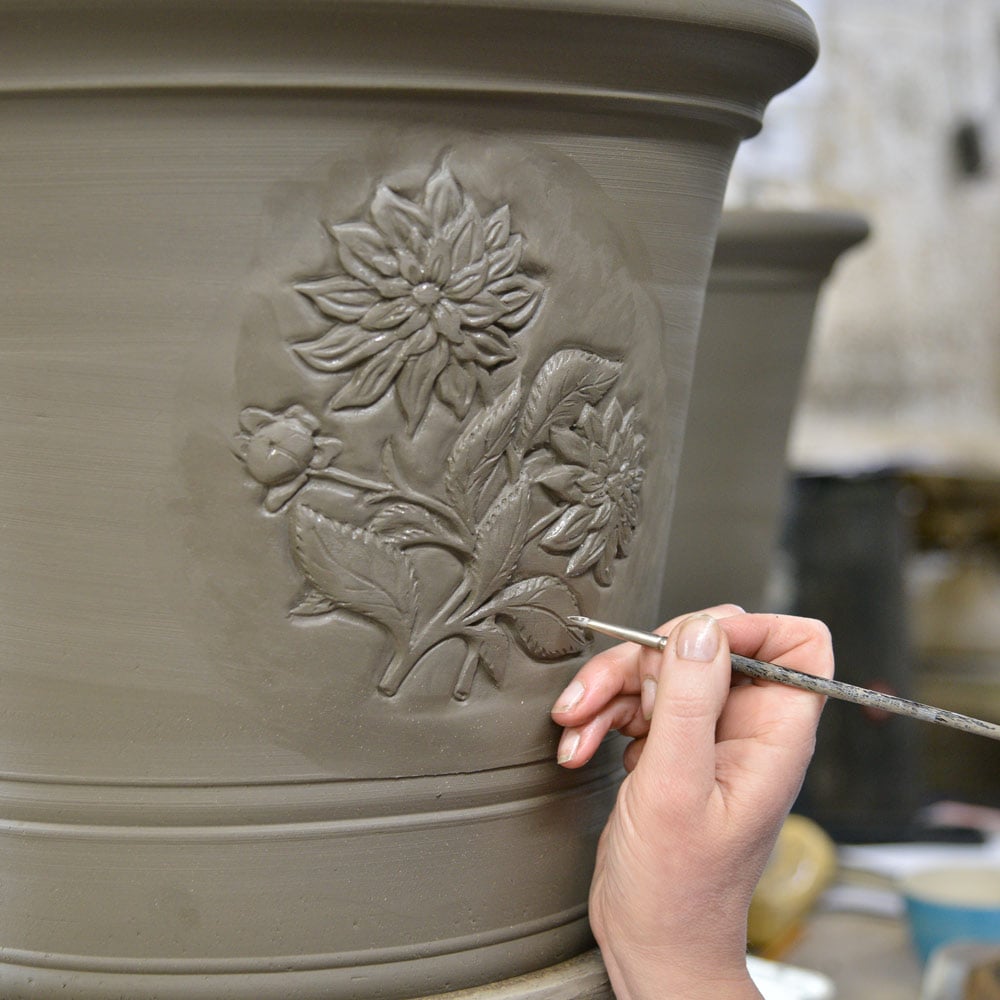 White Flower Farm 75th Anniversary Pot by Whichford