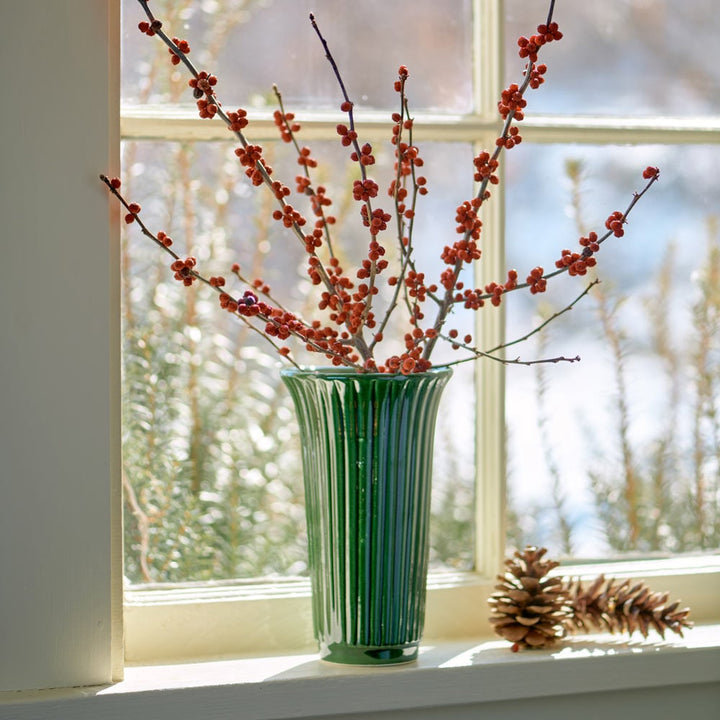 Bergs Daisy Vase, Emerald Green