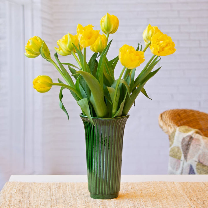 Bergs Daisy Vase, Emerald Green