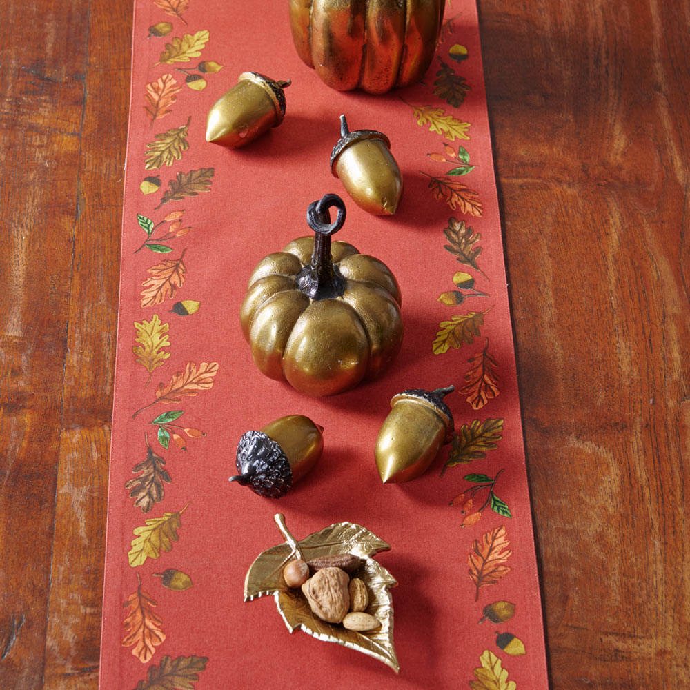 Oak & Acorn Table Runner