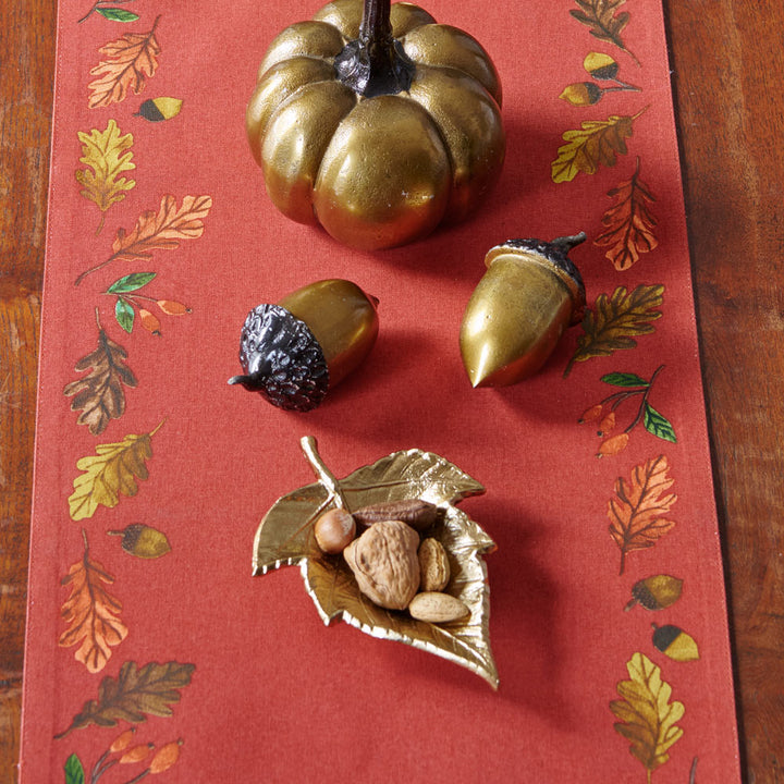 Golden Maple Leaf Dish