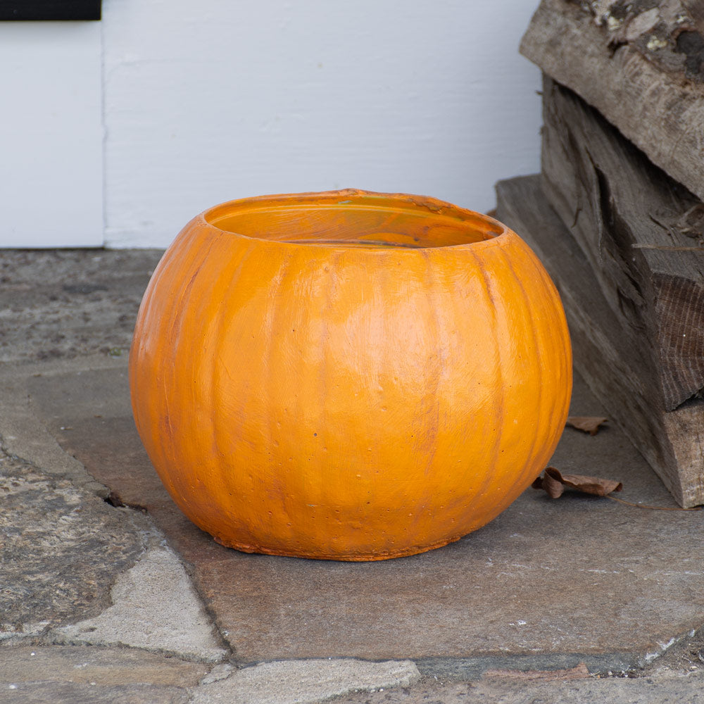 Pumpkin Planter, Orange