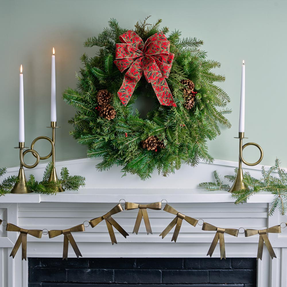 Trio of Holiday Horns Candleholders