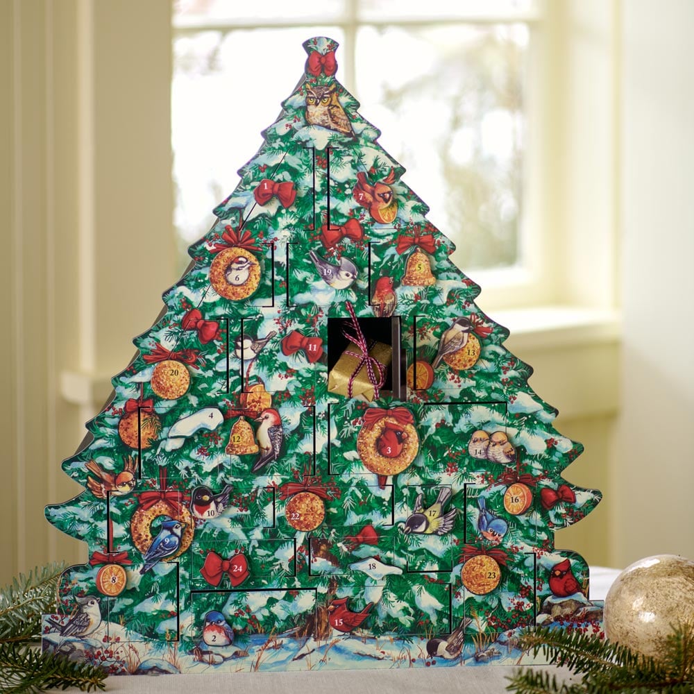 Bird Christmas Tree Advent Calendar