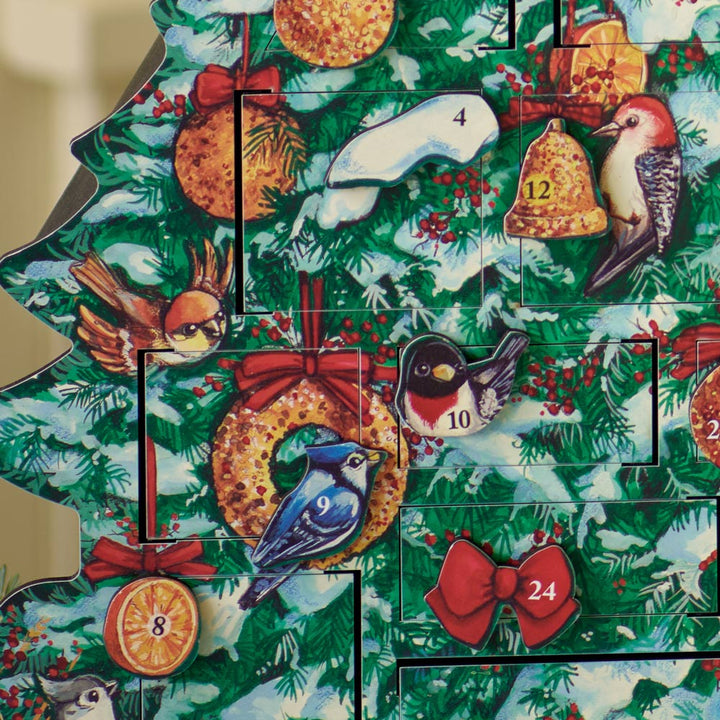 Bird Christmas Tree Advent Calendar