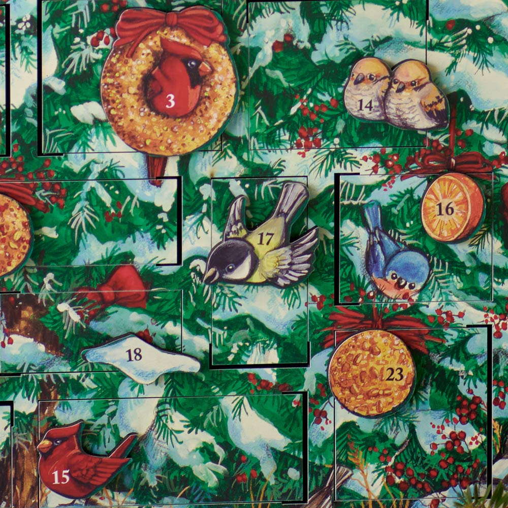 Bird Christmas Tree Advent Calendar