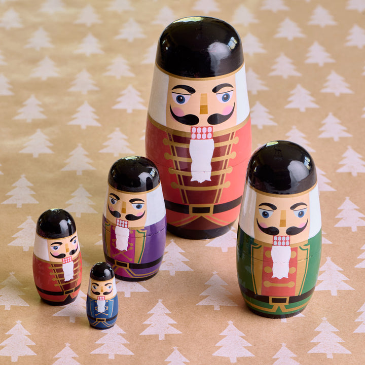 Nutcracker Nesting Dolls, Set of 5
