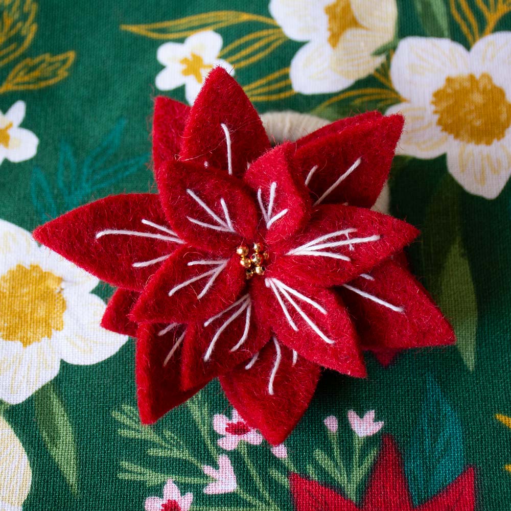 Amaryllis Napkin Rings, Set of 4