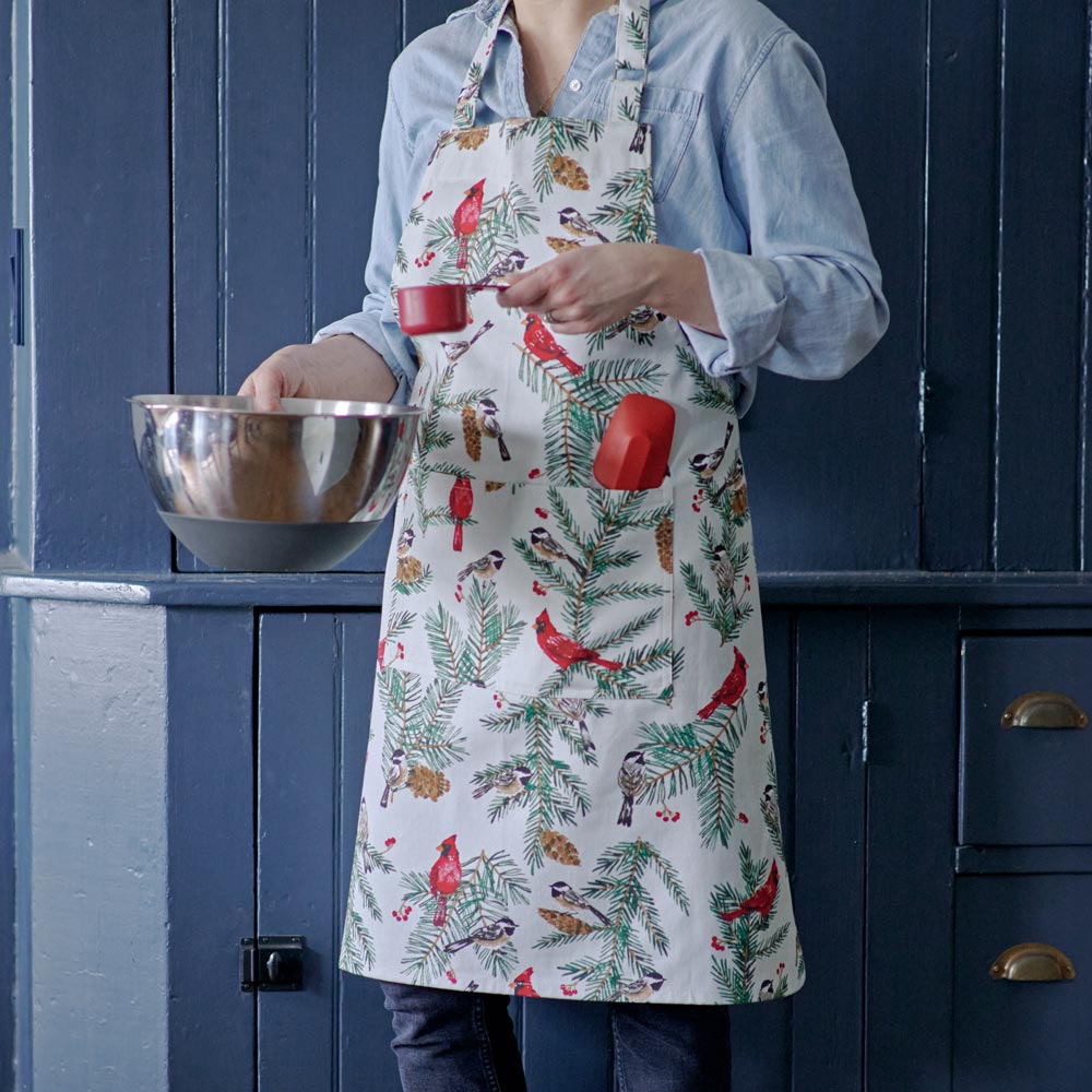 Chickadee & Cardinal Apron