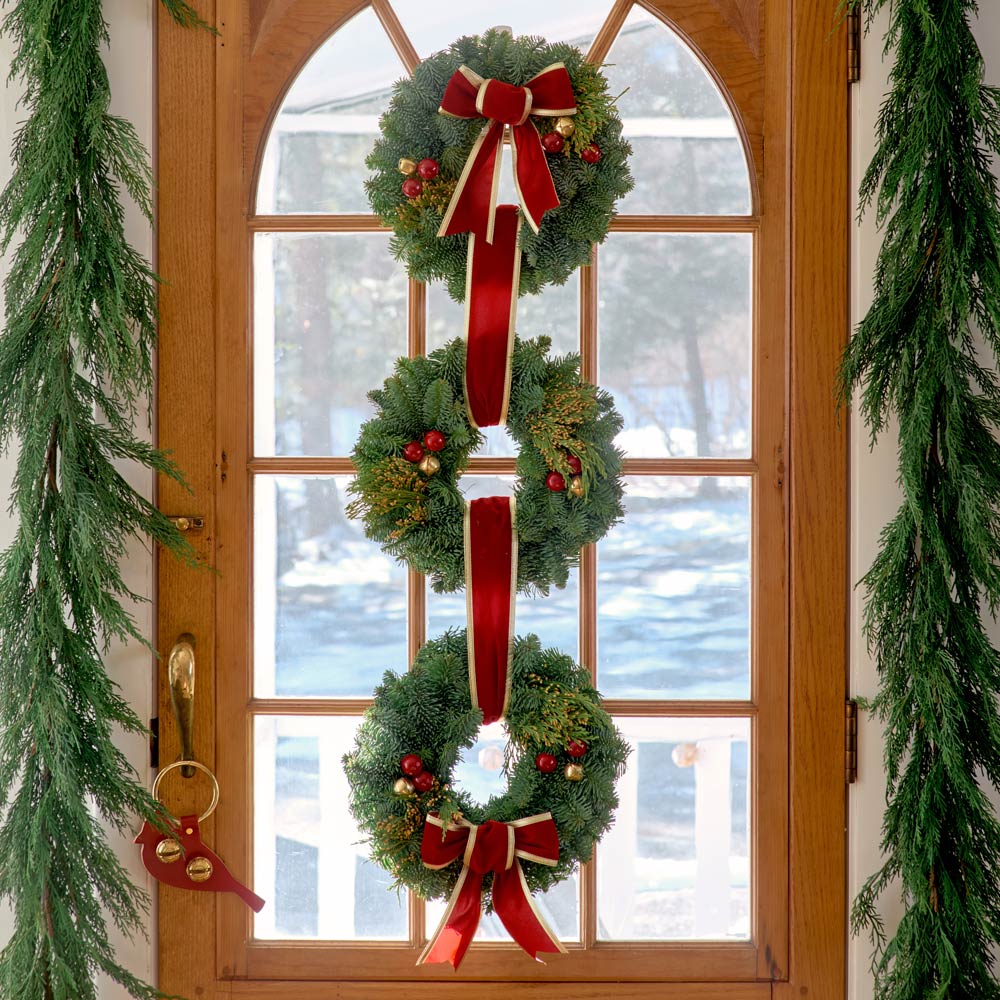 Jingle Bells Mini Wreath Trio