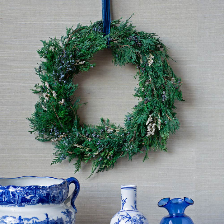Everblue Juniper Wreath