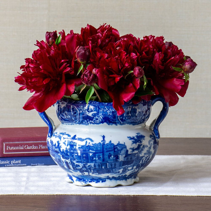 Delft Double-Handle Pot