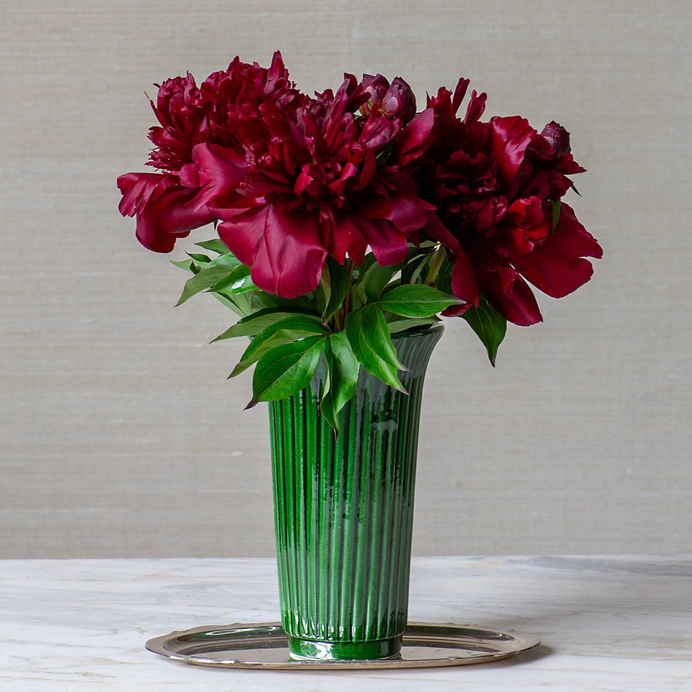 Bergs Daisy Vase, Emerald Green
