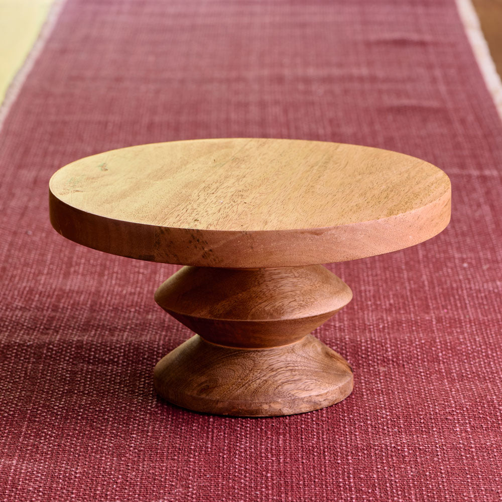 Round Mango Wood Riser