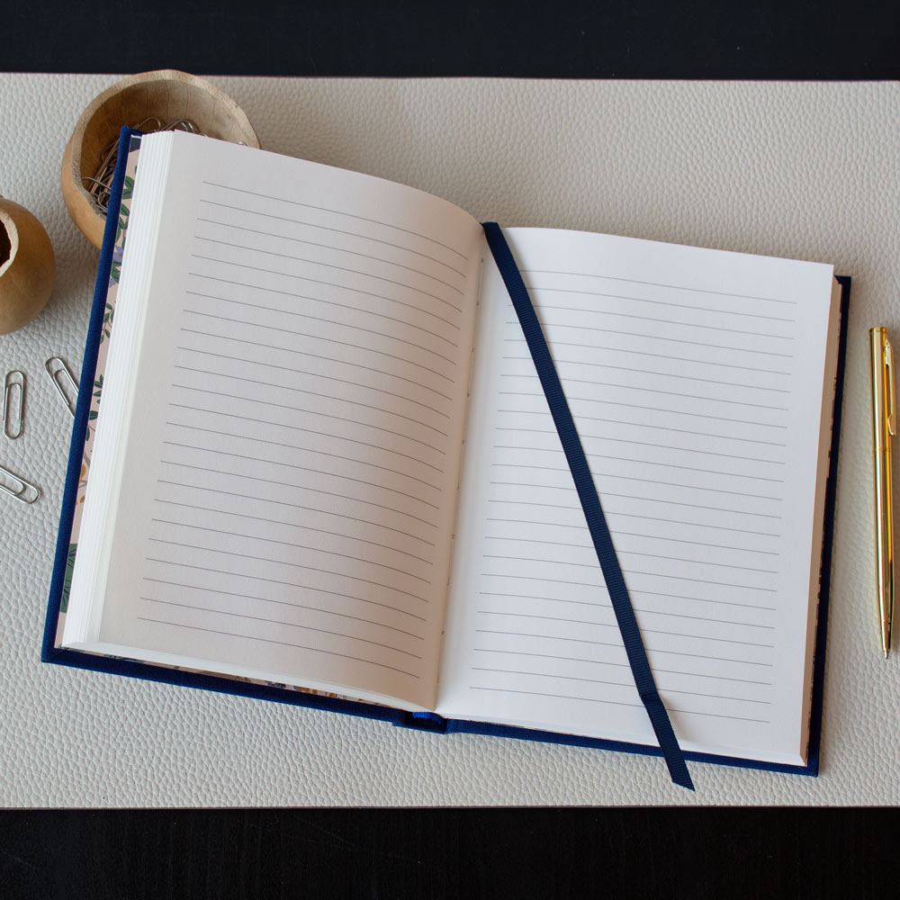 Peacock Embroidered Hardcover Journal