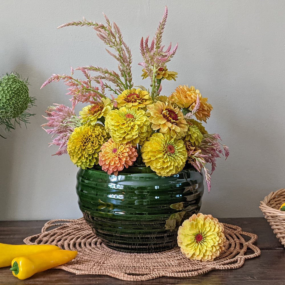 Bergs Spring Lake Pot, Emerald, 5½"