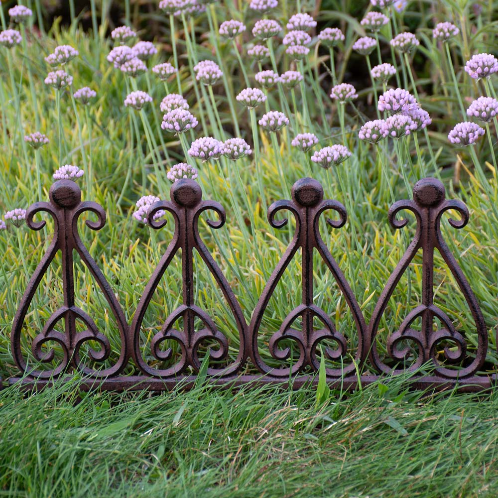 Cast Iron Scrolled Garden Border