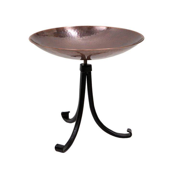 Burnt Copper Birdbath