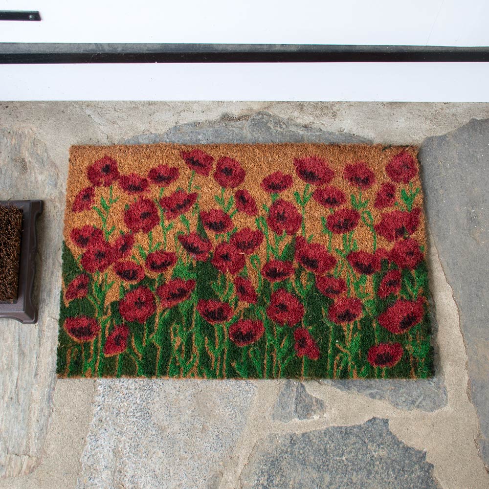 Poppy Field Doormat