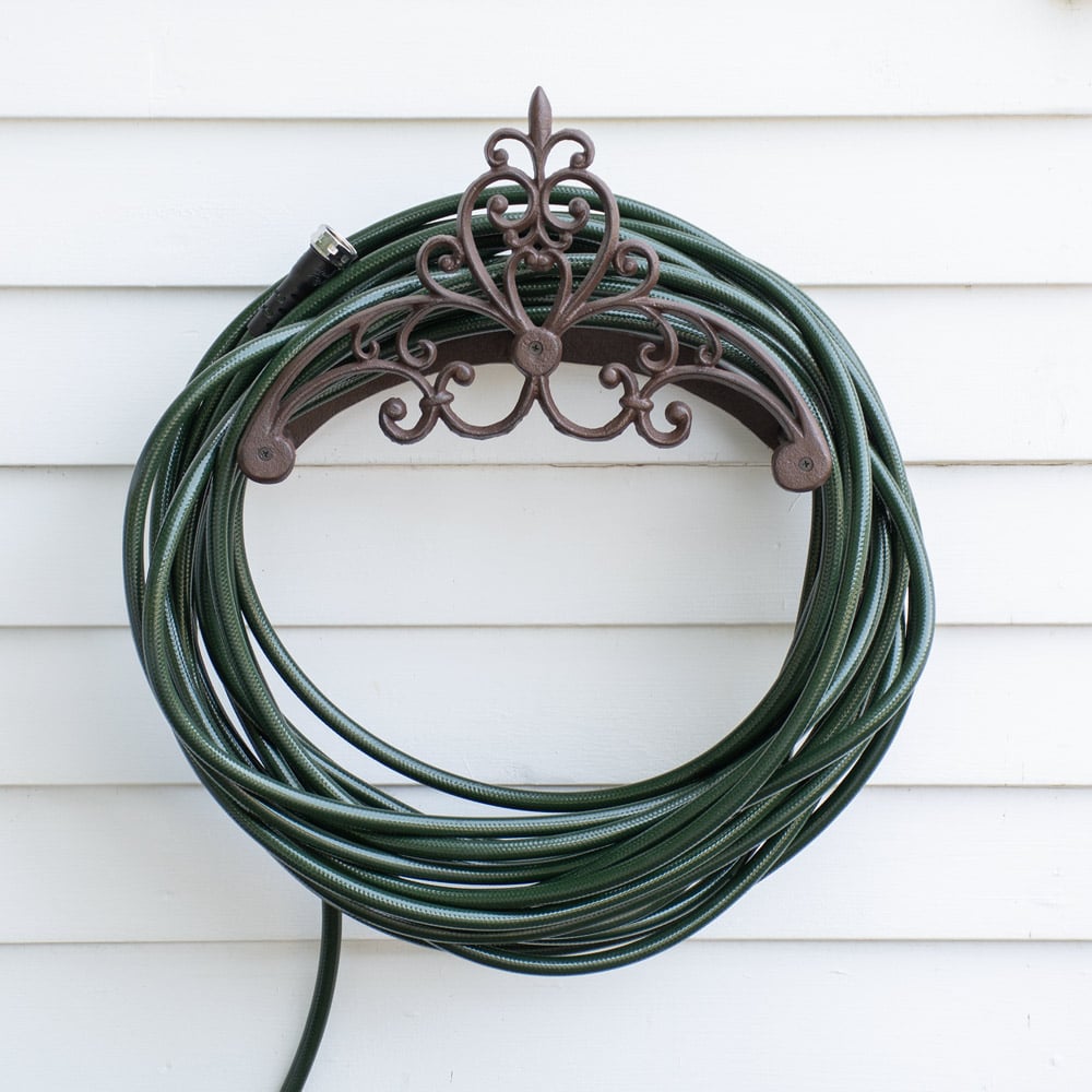 Cast Iron Filagree Hose Holder