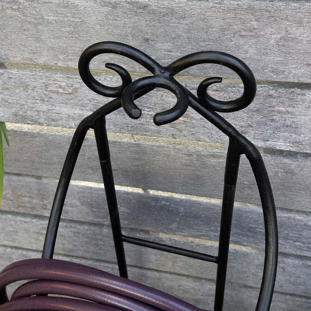 Wrought Iron Hose Caddy