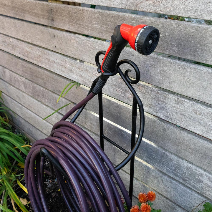 Wrought Iron Hose Caddy