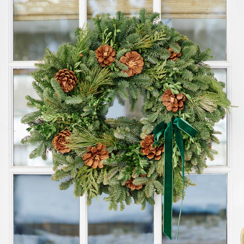 Ponderosa Pine Cone Wreath