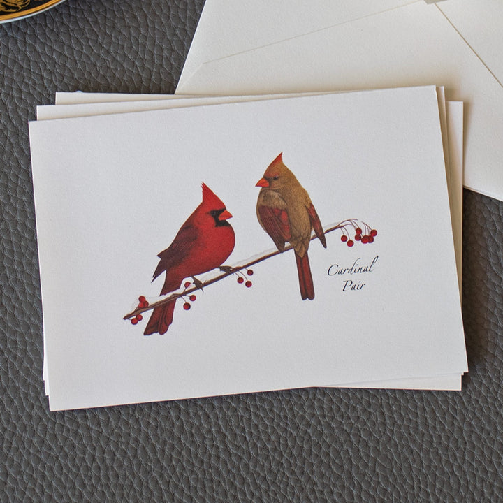 Cardinal Pair Note Cards