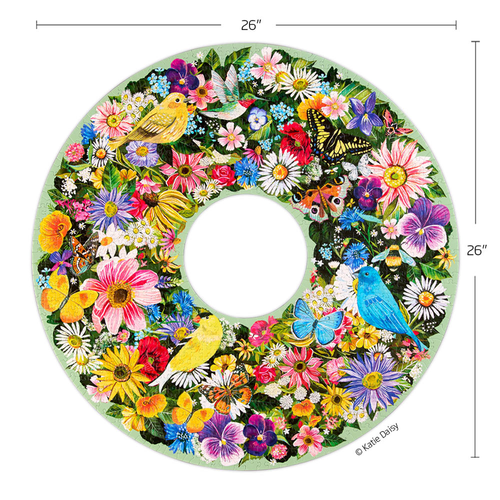 Floral Wreath Puzzle