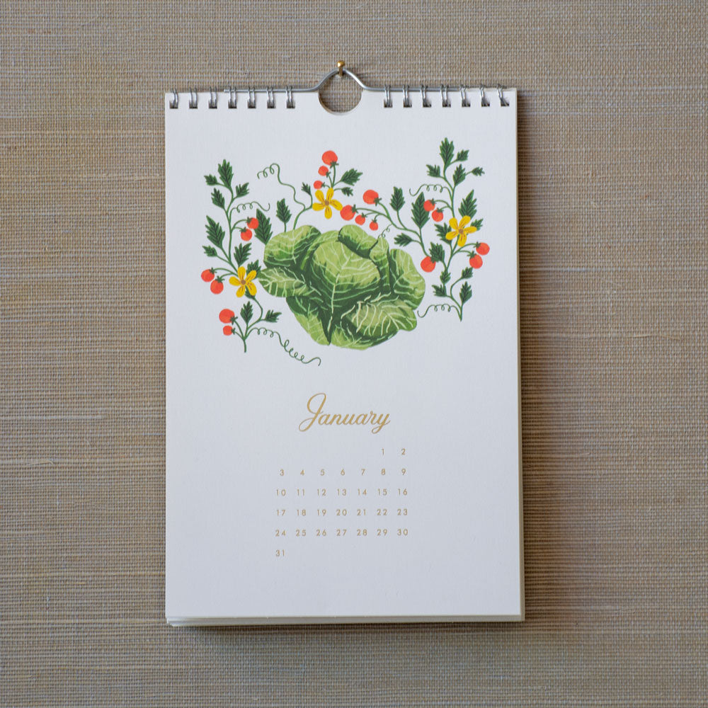 Kitchen Calendar - Garden Study