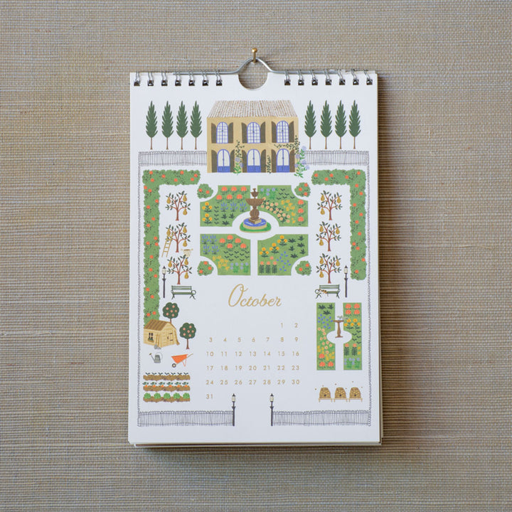 Kitchen Calendar - Garden Study