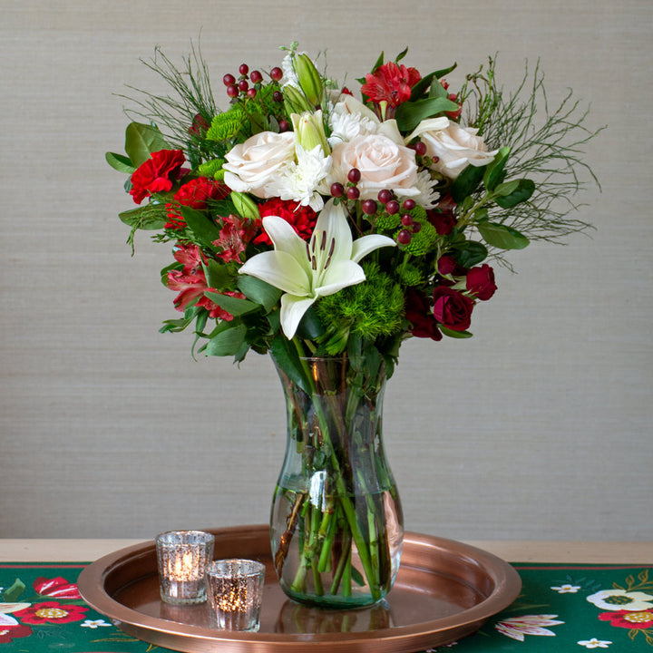 Fairytale Christmas Bouquet with Vase